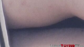 Japanese babe with big tits secretly filmed using sex toys