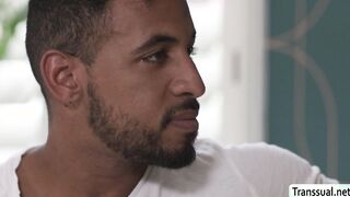 Trans woman Zariah Aura analed by friends boyfriend