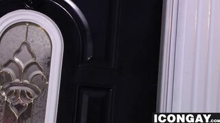 Stiff cock Myles Landon railing Josh Stone deep in the ass