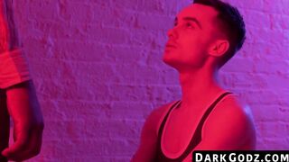 A small gay man is banned search into interracial pounding by an ebony male