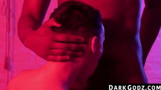 A small gay man is banned search into interracial pounding by an ebony male