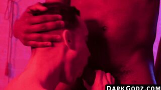 A small gay man is banned search into interracial pounding by an ebony male