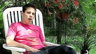 Sexy Mathiew cant stop playing with his huge hard dick