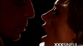 Exotic MILF sucks hard cock before sensual pussy stretching