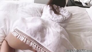 Russian chick stood up doggy style to have sex in front of the mirror - Sola Zola