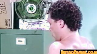 Office stud switches heads with hungover black guy before cupping