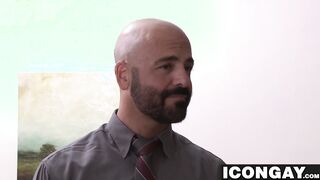 Hot jock slurping and sucking his bestfriends dick