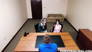 Stepmom and daughter join forces to blow the principal