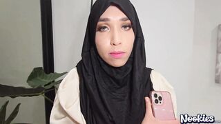 Hijab wife seducing a stranger