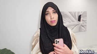 Hijab wife seducing a stranger