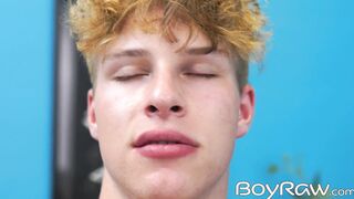 Curly haired hottie Lecio Mar strokes his pink long cock