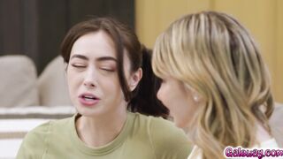 Demi find Chloe Surreal and Serene Siren having sex