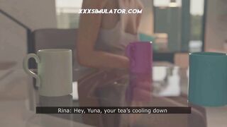 Horny Babe Sucking Sister Boyfriend`s Dick