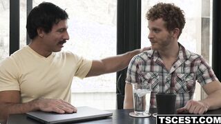 Ftm boy begs his dad and uncle to fuck him!