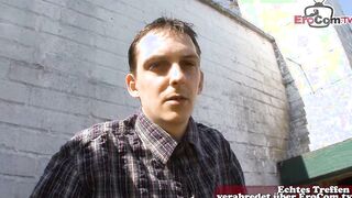 German normal cunt with mouth next door casting with a stranger User