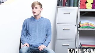Blonde jock pounded doggystyle raw by BBC police officer