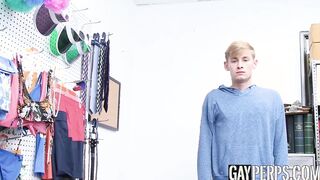 Blonde jock pounded doggystyle raw by BBC police officer