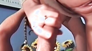 Young European babe creampied after reverse cowgirl riding
