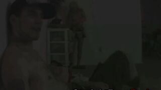 Blonde woman gets her pussy banged by two horny dudes