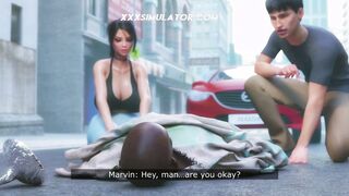 ⁂ Big Boobs MILF Fucks Big Black Cock ⁂
