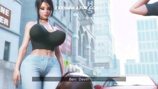 ⁂ Big Boobs MILF Fucks Big Black Cock ⁂