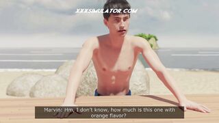 Horny GF Seduce BBC On The Beach