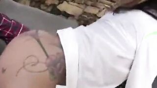 Morena gostosa na dupla penetração