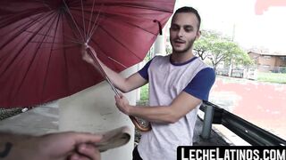 Latino straight paid pervert for gay breeding service