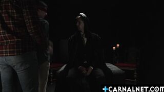 Eddie Patrick pounding Dex Devalls tight twink asshole