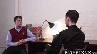 Minister lures catholic twink into no congregation barebacking
