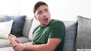 Busty maid decides to revenge her clients daughter