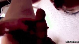 Tied Japanese fuck meat hard used