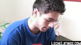 After a friend seduced him a straight Latino jock pounded him raw