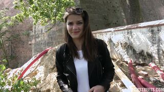 Czech Streets 114 The shiest girl ever