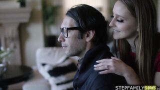 Stepdaughter seducing pissed off stepdad
