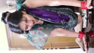 Horny Indian Fucking His Mature Desi MILF Maid While Home Alone Watching Porn