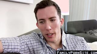 Stepfather draws twink off and rawdrills his butt nononsense