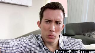 Stepfather draws twink off and rawdrills his butt nononsense
