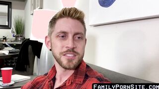 Stepfather draws twink off and rawdrills his butt nononsense