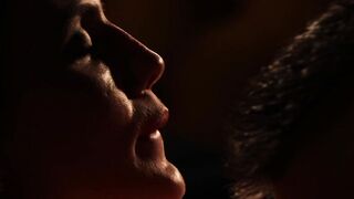 Horny sensual MILF moans from joy during hot missionary fuck