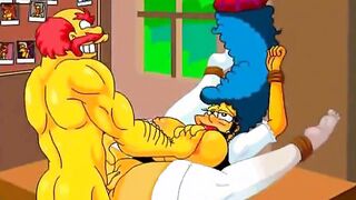 Marge Simpson real wife cheating