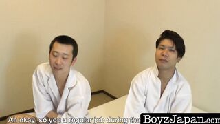 Asian person has some buttcentric lovemaking with tight twink ass