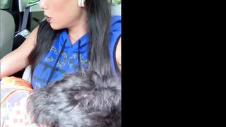 Hot Asian shemale Venus Lux screws a tight ass explorer open air