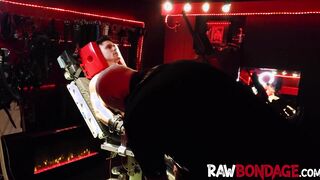 Willing sub gets into a bondage and endure pain for pleasure