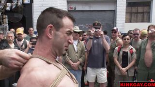 Crucified and humiliated in public!
