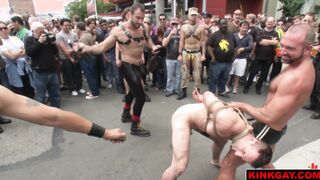 Crucified and humiliated in public!