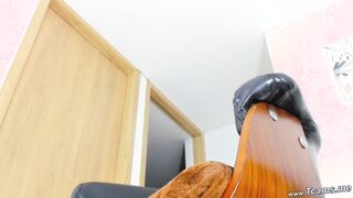 Horny Ladyboy Jerking Her Monster Shecock On Cam