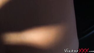 Hot tattooed stud moans during hot and passionate fingering