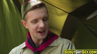 Scoutmaster fucks Ukrainian scout boy!