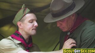 Scoutmaster fucks Ukrainian scout boy!